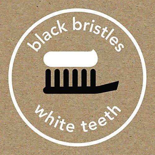 hello Hello Charcoal Infused Soft Bristle Toothbrush, Black, BPA Free, Vegan, Plant Based Handle, 1 Count (Pack of 6)