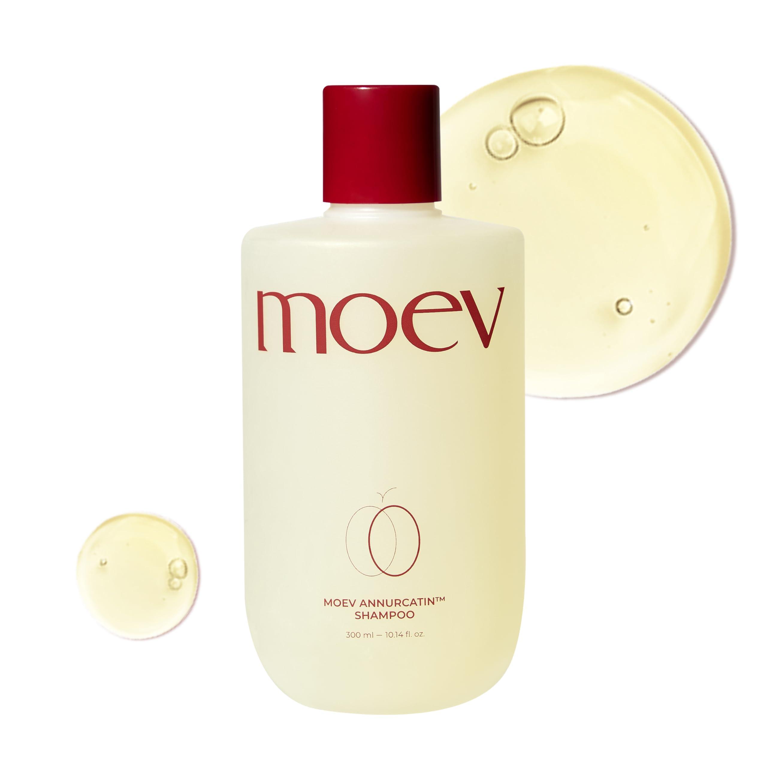 MOEV MOEV ANNURCATIN Shampoo, Biotin Hair Growth Volumizer Korean Anti Hair Loss Shampoo for Women, Build Lift, Natural Sulfate and Paraben-Free Apple Fresh Cleanser, Strengthens Weak Hair 10.14 fl.oz.