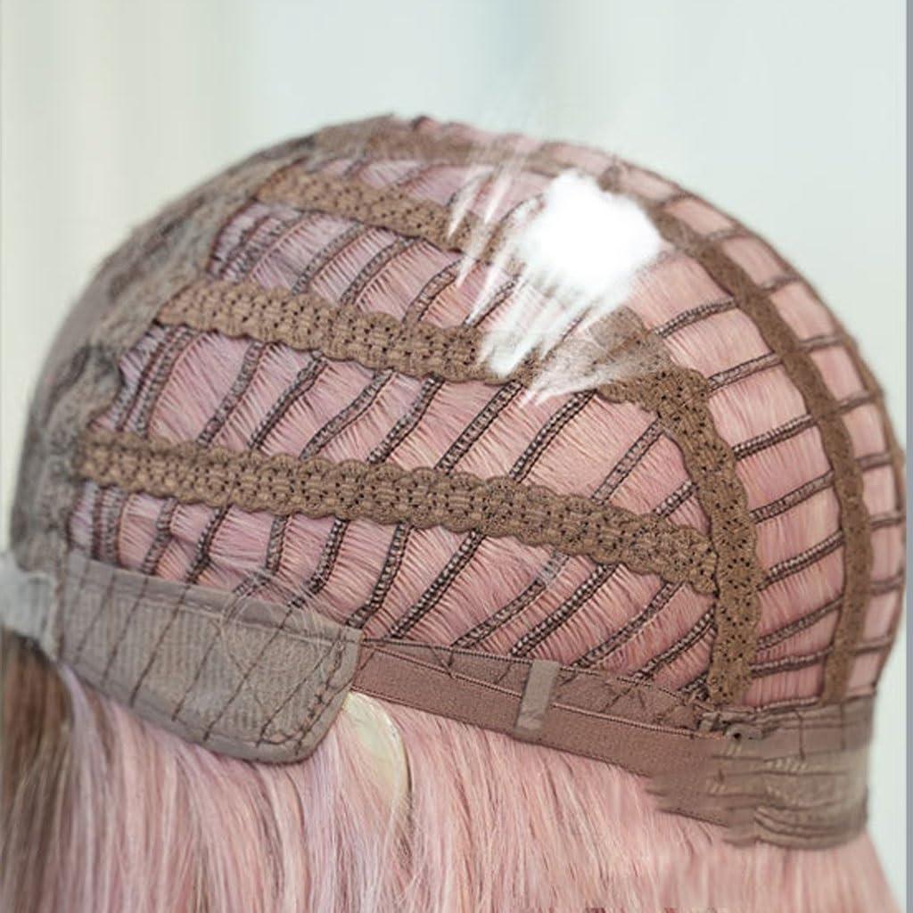 JUNXIAN JUNXIAN Lace Wig 54cm 21.25inch Creative Long Curly Hair Role Play Synthetic Wig Color Hair Piece Women\'s Wig Wigs Women