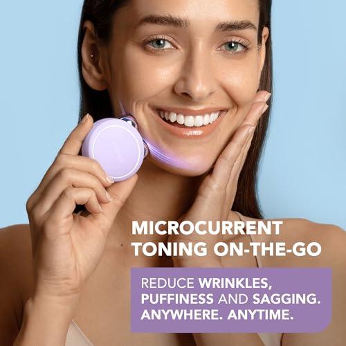 FOREO FOREO BEAR 2 go - Travel-friendly Toning Microcurrent Facial Device - For Fine Lines & Wrinkles - Anti Aging - Face Sculpting - Instant Full Face Lift - Firm & Contour - Compact Skin Care - Lavander