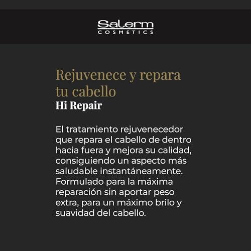 SALERM SALERM - Damaged Hair Repair Treatment - Hi Repair Pack with Shampoo 250 ml + Mask 250 ml + Finish 100 ml - Deep Hydration for Damaged Hair - Revitalizes and Rejuvenates - Immediate Effect