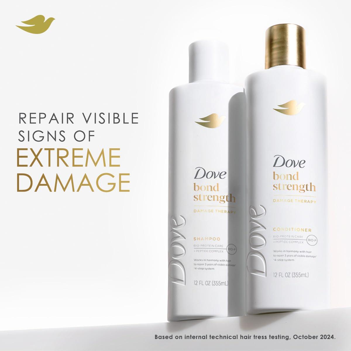 Dove Dove Bond Strength Shampoo & Conditioner Set Daily Strengthening Treatment for Dry, Damaged Hair, 12 Oz Ea