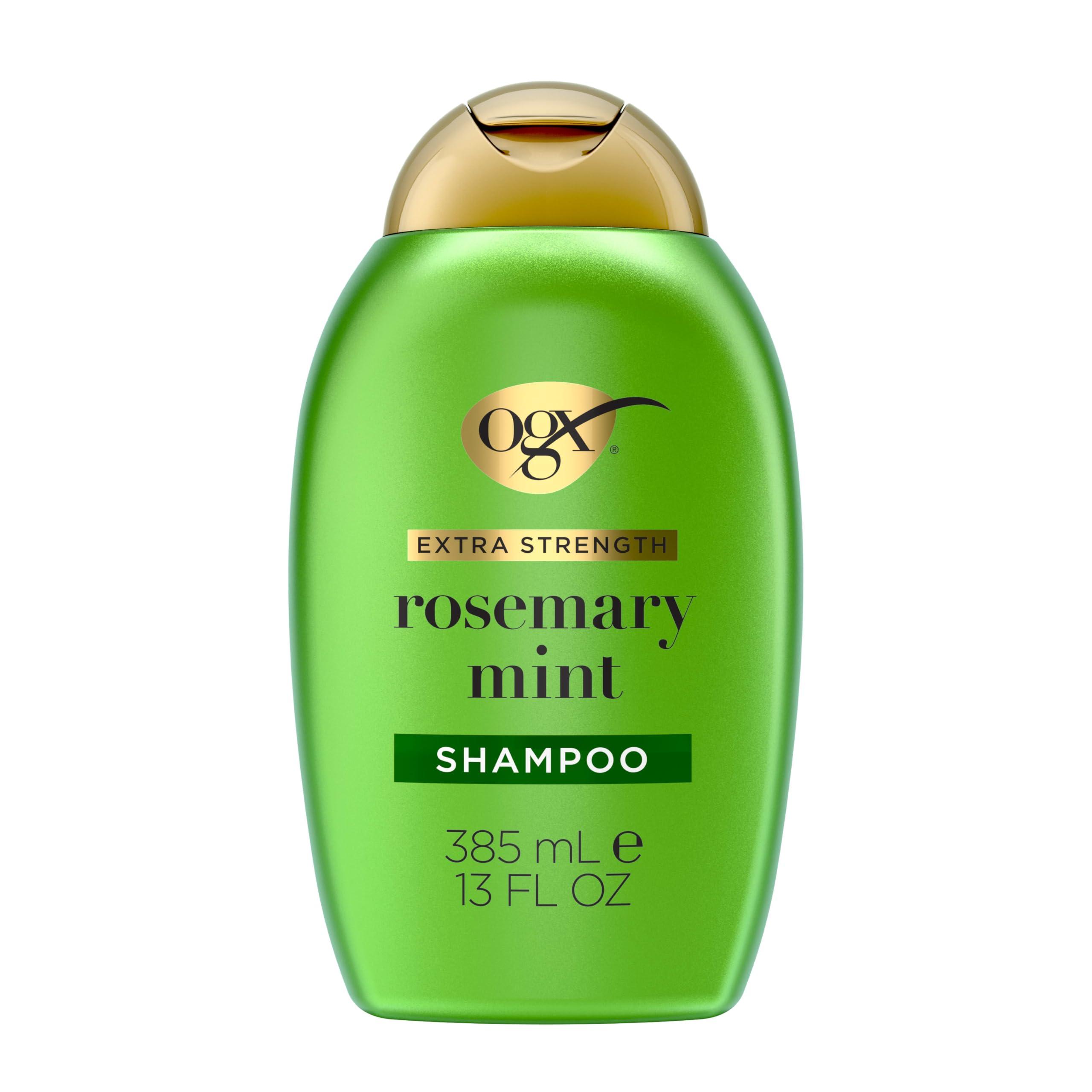 OGX OGX Extra Strength Refreshing Scalp + Rosemary Mint Shampoo, Clarifying Wash Visibly Helps Remove Oil & Residue to Clear Away Buildup, Sulfate-Free Surfactants, 13 fl. Oz