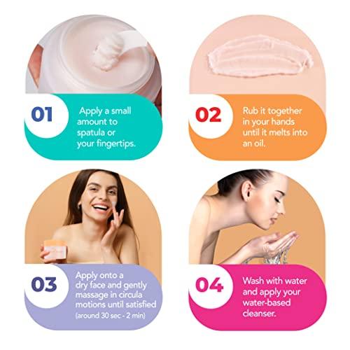 SoloVegan SoloVegan You Make Me Melt Cleansing Balm Make Up Remover 100ml Eye Makeup Remover Korean Skincare Cleanser Makeup Remover Balm I K-beauty I Vegan