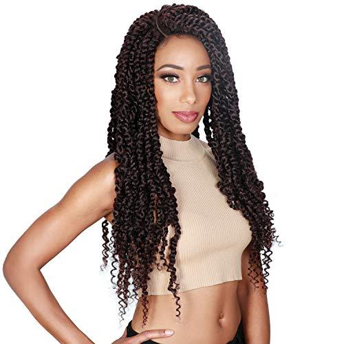 Zury Zury Sis Synthetic Diva Lace Front Wig - H-PASSION TWIST (1B Off Black)