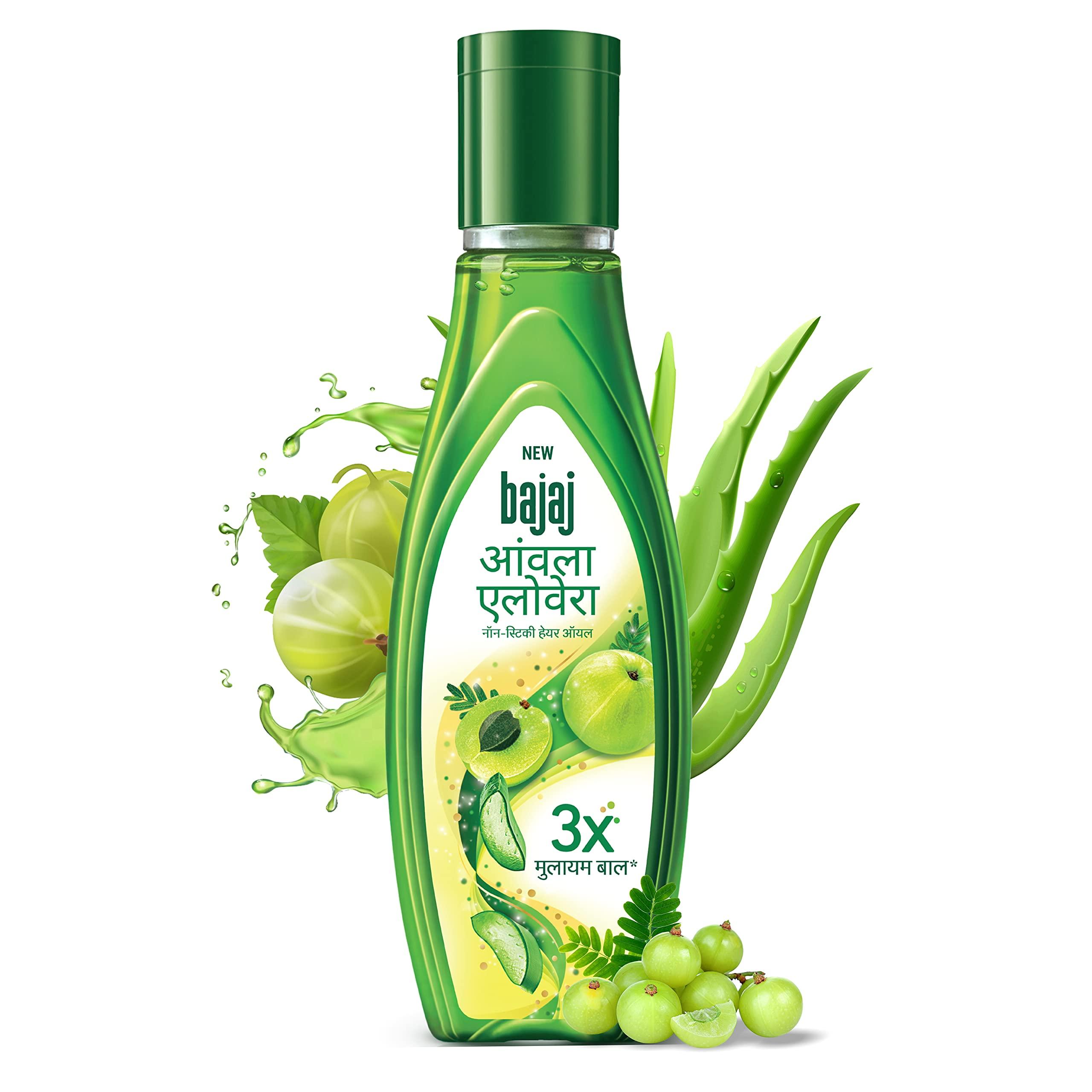 Bajaj Bajaj Amla Aloe Vera Hair Oil, Green, 300 millilitre