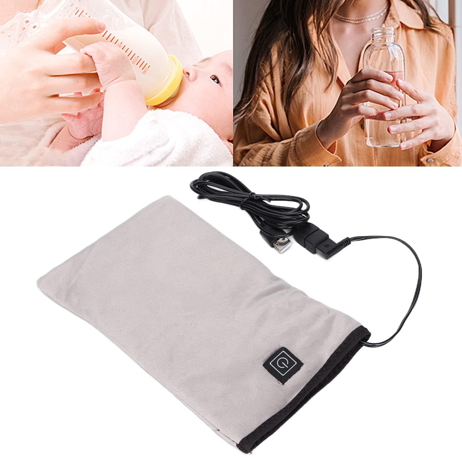 Brrnoo Heated Gloves,3 Settings Electric Heated Mittens Gloves for Arthritis and Hand, Hand Warmer Gloves for Spa Hand Care Women Beauty Nail Art Manicure (Grey)