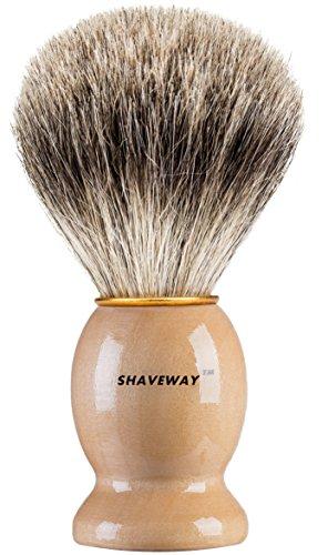 SHAVEWAY Shaveway 100% Pure Badger Shaving Brush