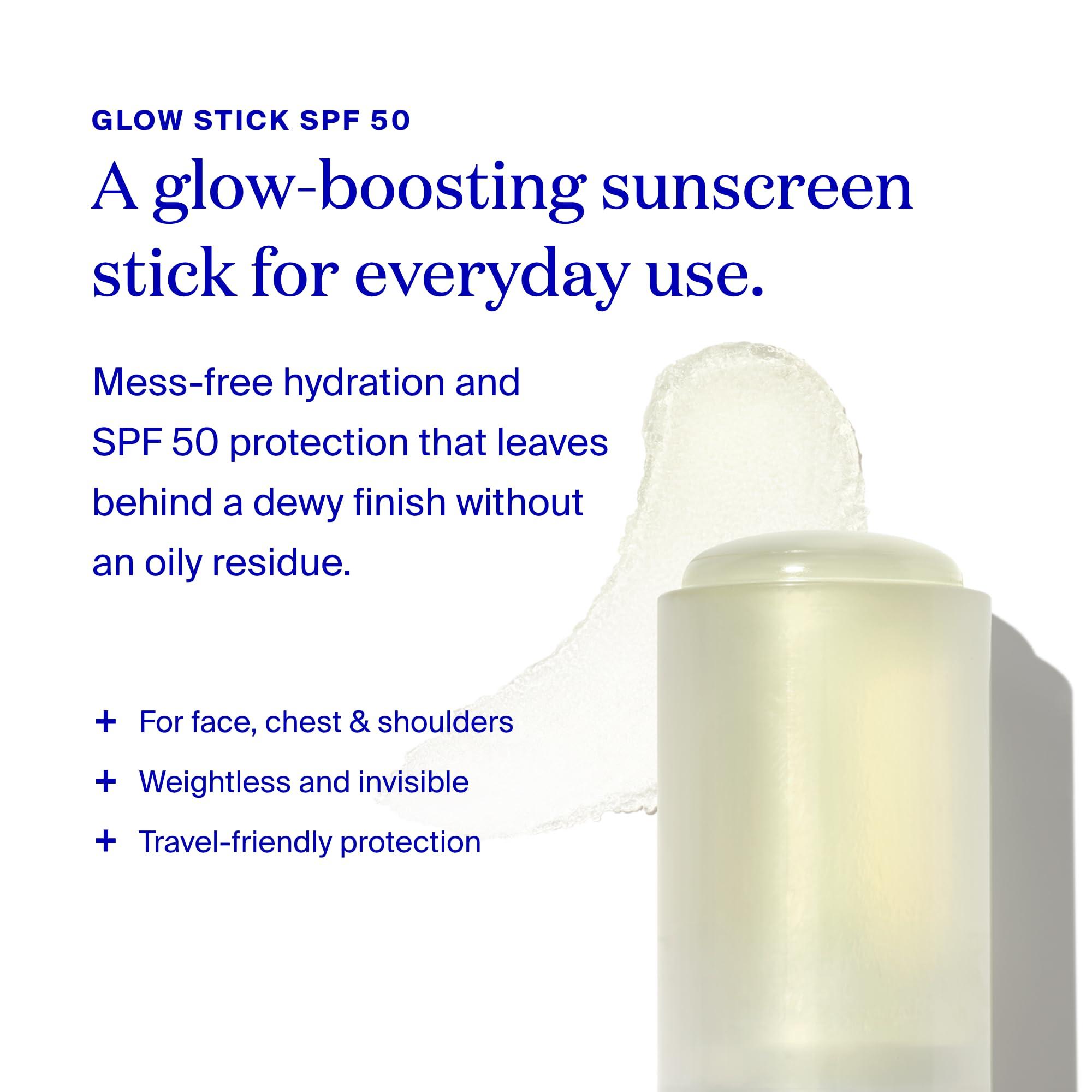 Supergoop! Supergoop! Glow Kit - Includes Glowscreen SPF 40 (0.5 oz), Full-Size Glow Stick SPF 50 (0.7 oz), and Glow Oil SPF 50 (1.0 fl oz)