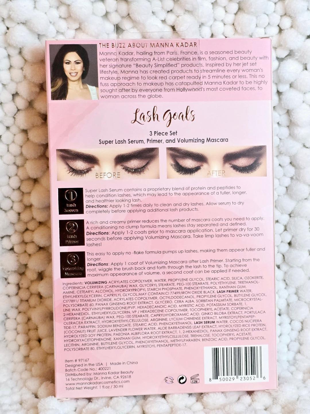 Manna Kadar Manna Kadar Lash Goals Mascara 1fl oz, Black