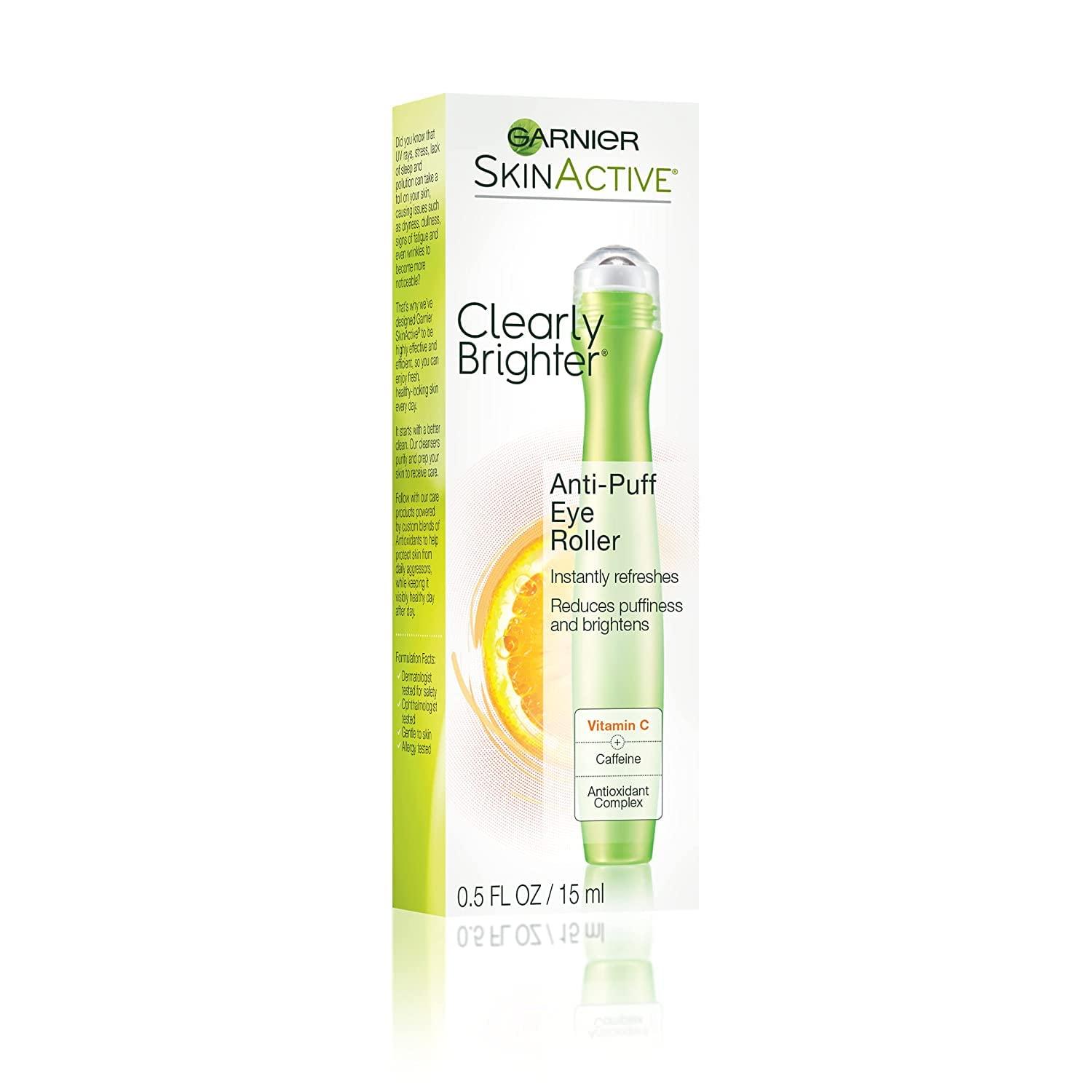 Garnier Garnier SkinActive Clearly Brighter Anti-Puff Eye Roller 0.5 oz (Pack of 3)