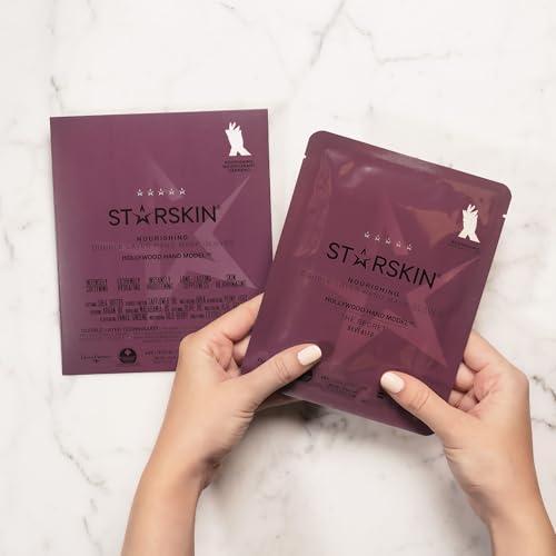 STARSKIN STARSKIN Nourishing Hand Mask, Award Winning Moisturizing Gloves with Shea Butter & Fruit Oils, Repairing, Softening, Hollywood Hand Model