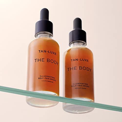 TAN-LUXE TAN-LUXE The Body Mini - Illuminating Self-Tan Drops, 15 ml - Medium/Dark - Cruelty Free & Vegan