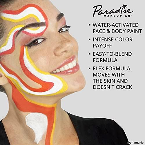 Mehron Mehron Makeup Paradise Makeup AQ Refill Size | Stage & Screen, Face & Body Painting, Beauty, Cosplay, Halloween | Water Activated Face Paint, Body Paint, Cosplay Makeup .25 oz (7 ml) (AMAZON GREEN)