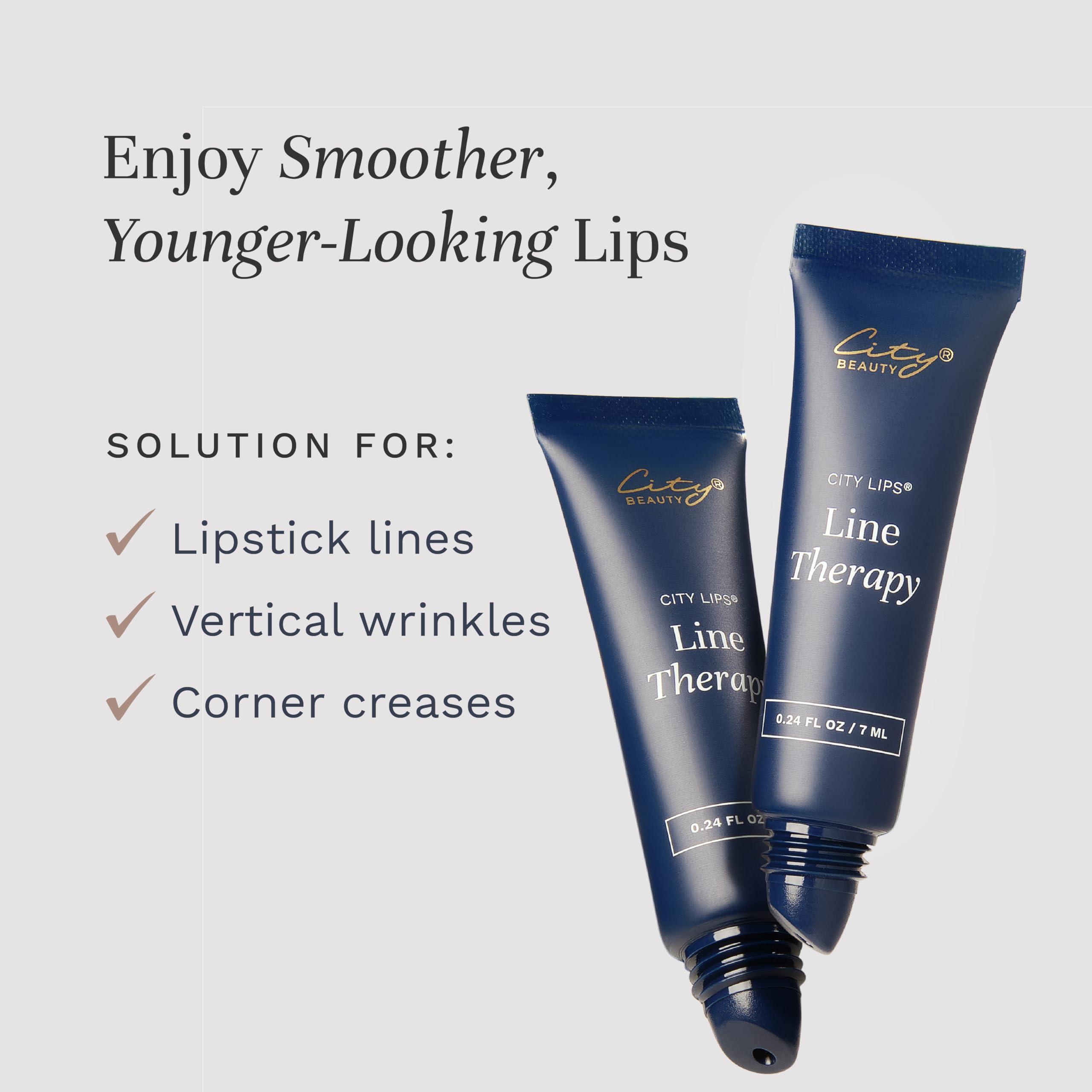 City Beauty City Beauty City Lips Line Therapy - Lip Line Fortifying Treatment - Defining & Smoothing - Solution for Lipstick Lines, Vertical Wrinkles, Corner Creases - Anti-Aging Cruelty-Free Skin Care