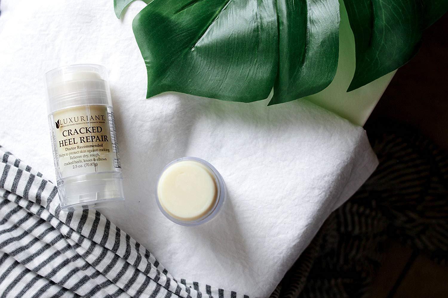 Luxuriant Luxuriant Cracked Heel Repair The ORIGINAL Twin Pack 2.5oz Dry Cracked Chapped Heels Feet Elbows Knees Skin