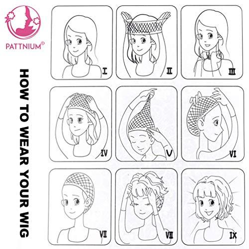 PATTNIUM PATTNIUM Dark Purple Wig Kids Child Wig Long Curly Wavy Wig Ombre Purple Wig Middle Part Girls Wig Black to Purple Wigs Heat Resistant Synthetic Hair Wig with Wig Cap