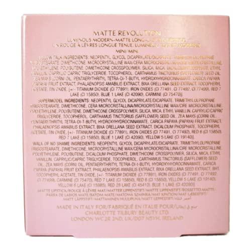 CHARLOTTE TILBURY CHARLOTTE TILBURY Iconic Mini Lip Trio Kit - Pillow Talk, Walk of No Shame, Supermodel 0.03 Ounce (Pack of 3)