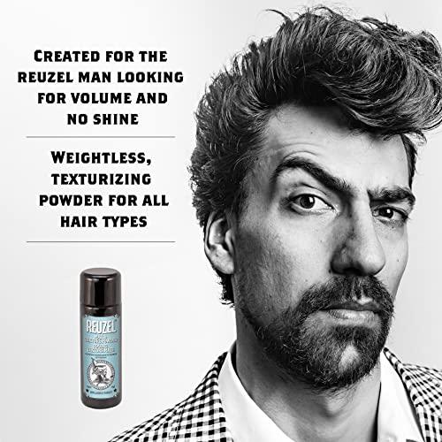REUZEL Reuzel Matte Texture Powder - Easy Application - Maintain Carefully Groomed Appearance - Weightless Formula - Provides Instant Lift - Sulfate, Paraben, And Cruelty Free - 0.53 Oz