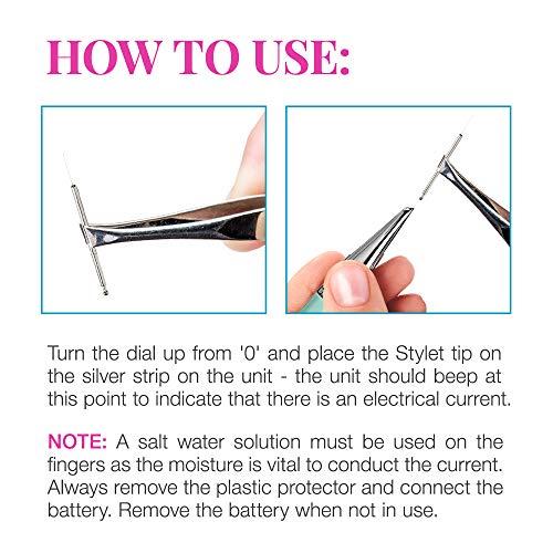 Clean + Easy Clean + Easy Non-Laser Electrolysis Replacement Tips for Face & Body, Pack of 2