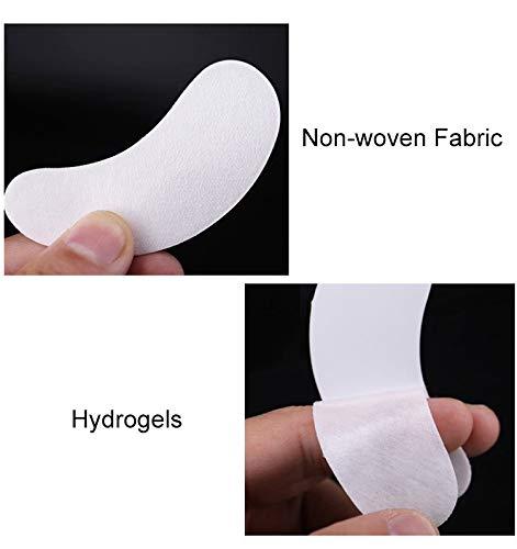 HPNESS 200 Pairs Eyelash Extension Eye Pads Lint Free Hydrogel Eye Patch/Lash Extensions Eye Gel Pads, Professional Under Eye Pads for Eyelash Extensions Pink HPNESS