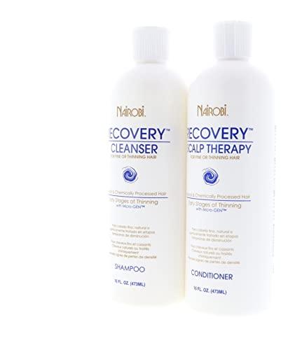 Nairobi Nairobi Recovery Cleanser Shampoo + Scalp Therapy Conditioner "SET" 16oz.Each