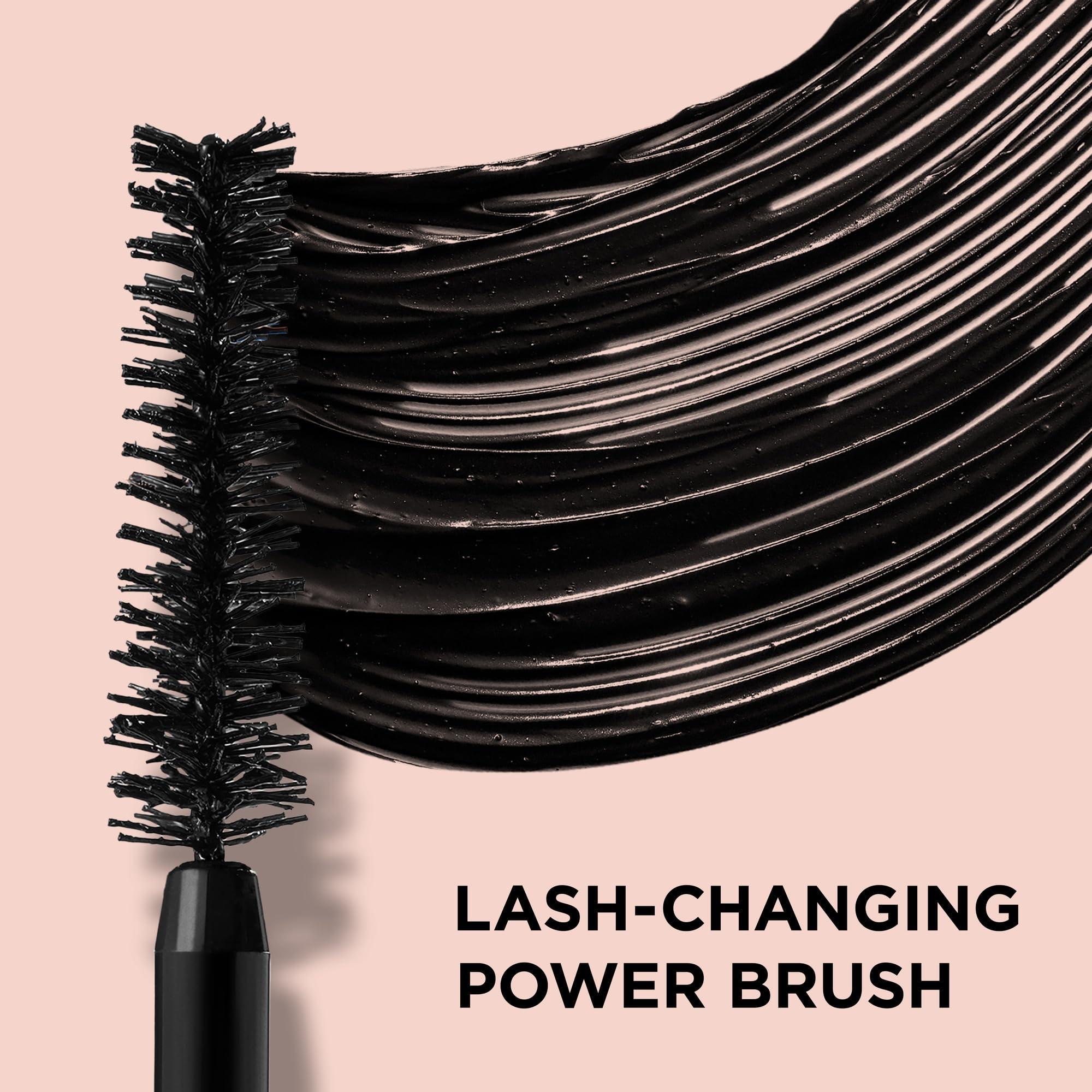 IT Cosmetics IT Cosmetics Superhero Mascara Full Size Volumizing and Lengthening Black Mascara Buildable Lash Volume with Collagen, Biotin & Peptides Lifting & Curling Formula Sensitive Eyes, 0.3 fl oz