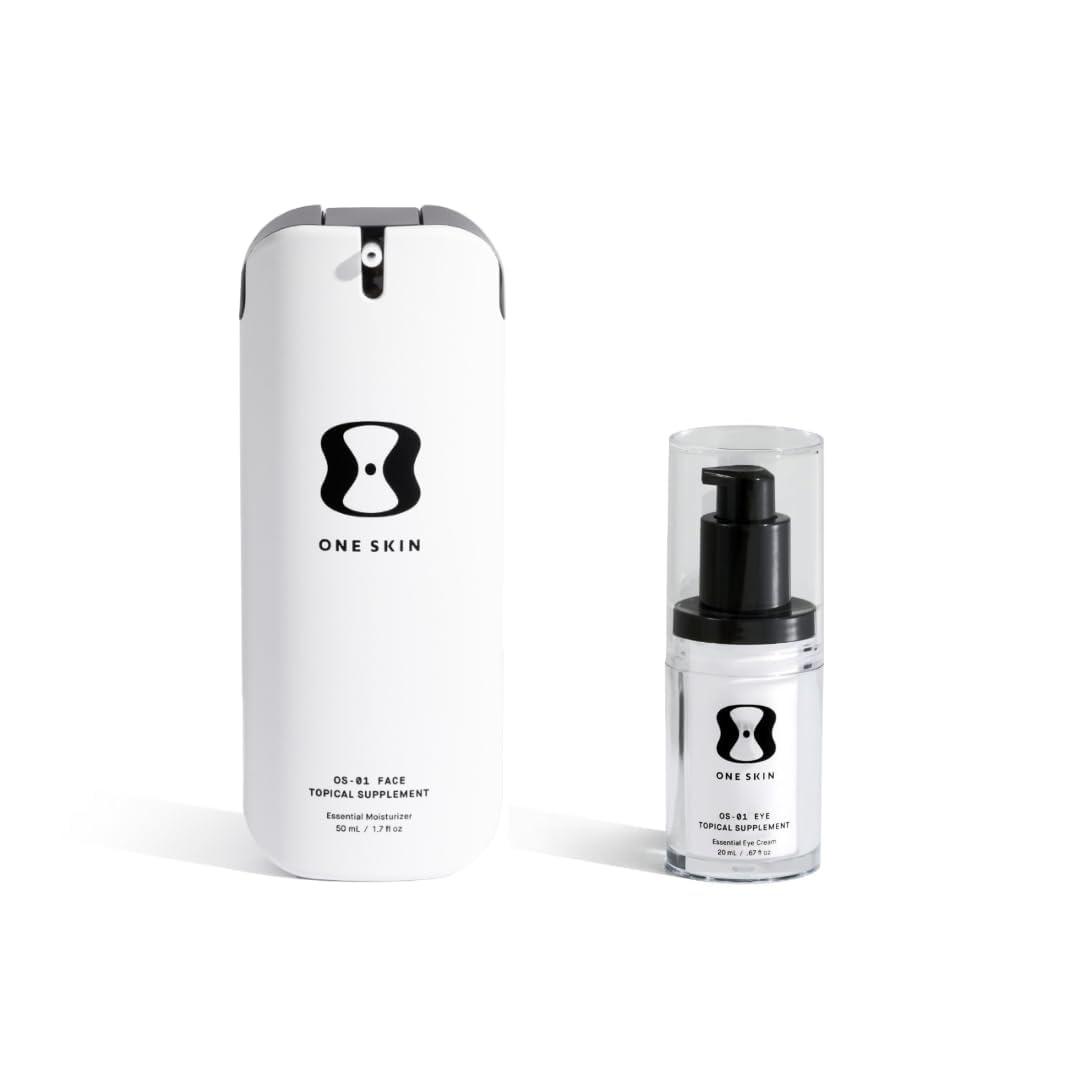OneSkin OneSkin FACE & EYE OS-01 Peptide Topical Supplement | Skin Longevity Age Reversal Moisturizer and Eye Cream