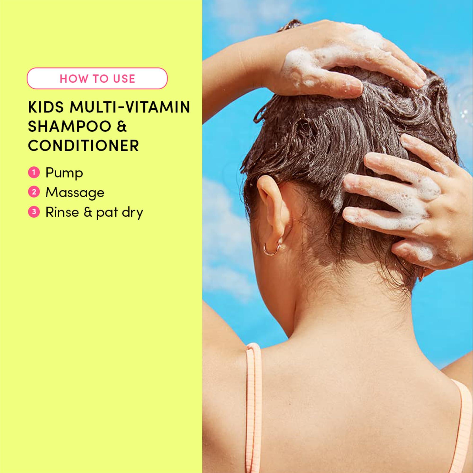 Evereden Evereden Kids Shampoo and Conditioner 2 in 1: Cool Peach, 10.1 fl oz. | Gentle Kids Skin Care | Non-toxic and Clean Ingredients