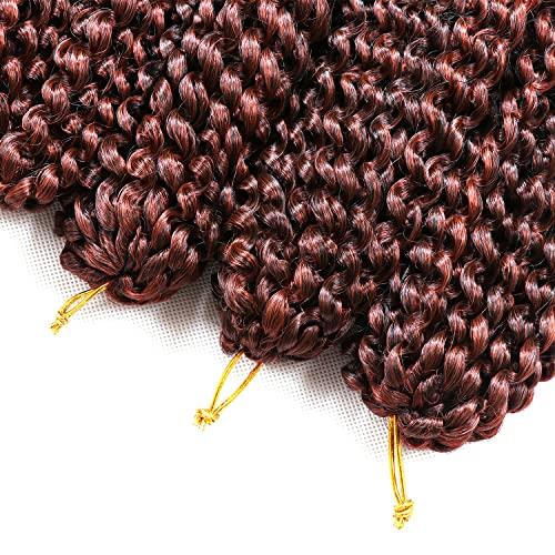 Lifabeauty 10 Inch Marlybob Crochet Hair 8 Small Packs/lot Crochet Braids Jerry Curly Hair Extensions Ombre Synthetic Braiding Hair (8Bundles10 Inch, 1B/350#)