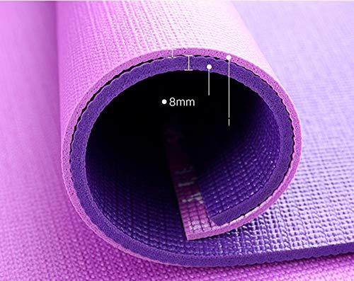 AKKY AKKY Travel Yoga Mat Foldable Lightweight Thin Hot Yoga Mat with Attached Carrying Strap and Travel Bag Sports Yoga Mat for All Types of Yoga,Aerobics,Martial Arts