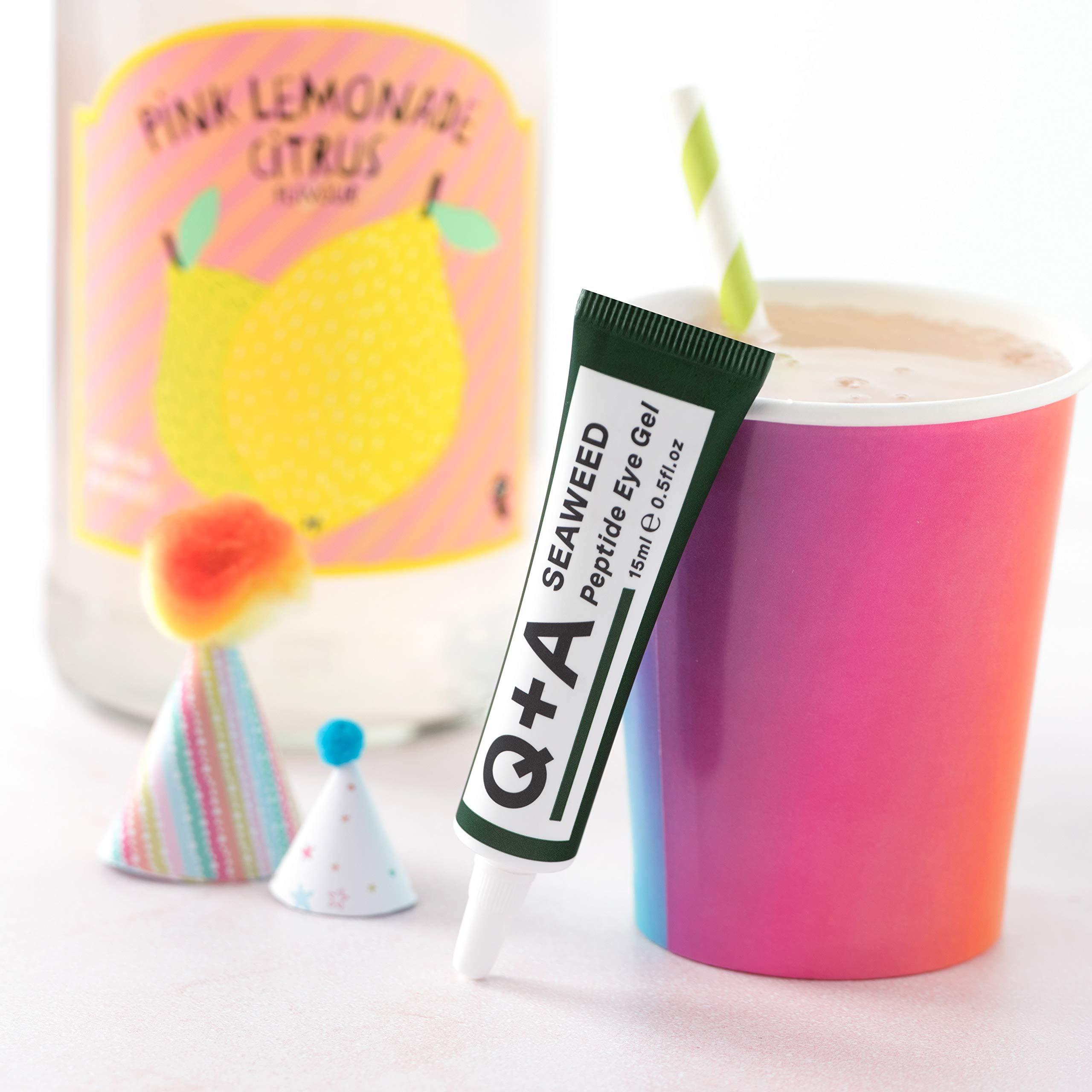 Q+A Q+A Seaweed Peptide Eye Gel, leaves your Under-eye area Firm, Bright and Healthy Looking (0.5 Fl.Oz)