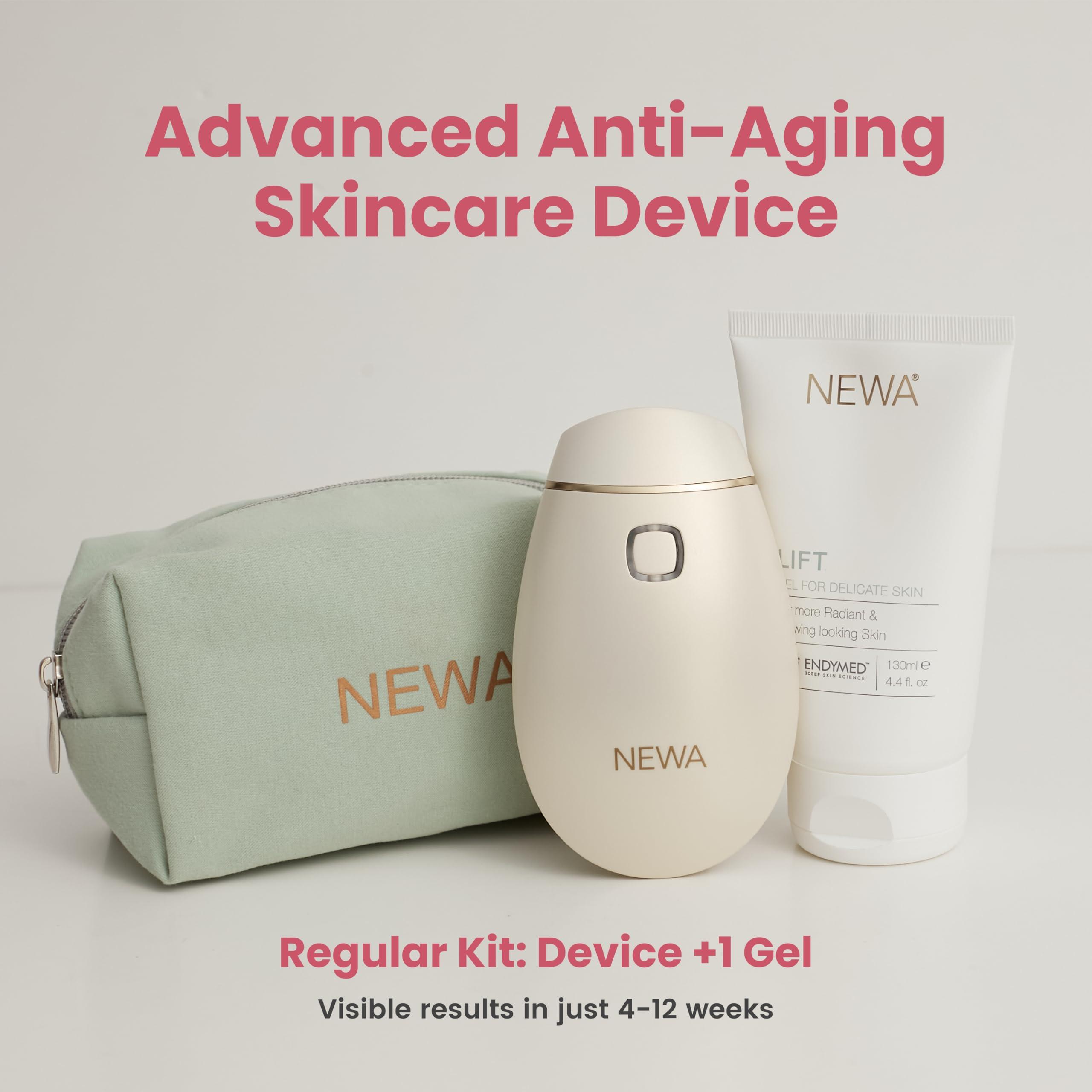 Newa NEWA Classic Skin Care System Anti-Aging Facial Treatment Skin Tightening Technology for Home Use. Boost Oxygen, Increase Collage, Reduces Wrinkles (Include 1 Gel Pack) (Pink Classic.)