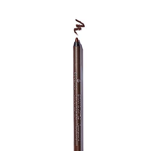essence essence | Stay & Play Gel Eyeliner | Super Soft Gel-like Texture | Waterproof & Longlasting | Vegan & Cruelty Free (02 But First Espresso)