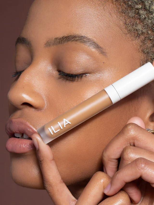 ILIA ILIA - True Skin Serum Concealer | Non-Comedogenic, Cruelty-Free, Vegan, Safe For Sensitive Skin, Reduces Appearance of Dark Circles + Blemishes (Mesquite SC6, 0.16 oz | 5 ml)