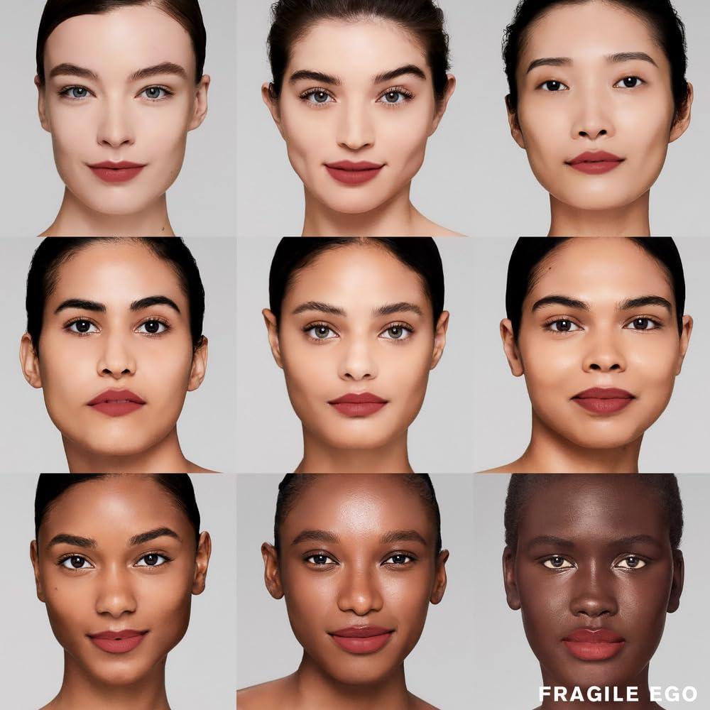 Este Lauder Este Lauder Pure Color Long-Lasting Matte Lipstick with Matte Finish | Plumping & Nourishing, Refill, 557 Fragile Ego