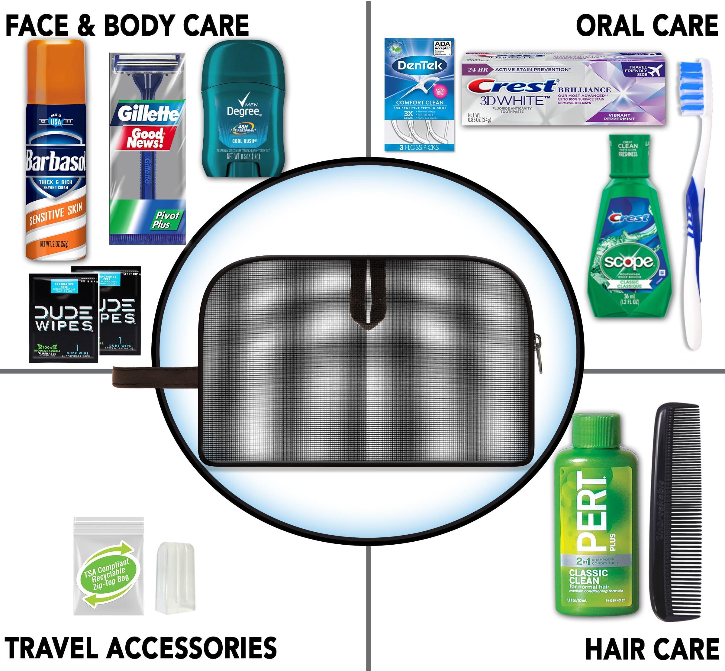 Convenience Kits International Convenience Kits “Man On The Go” Premium 10-Piece Travel Kit