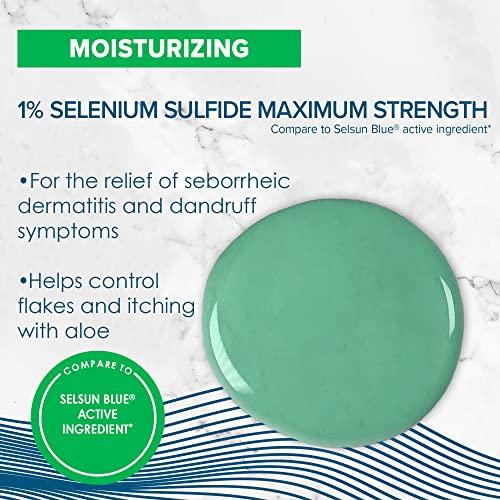 True+Real True+Real Moisturizing Dandruff Shampoo with Aloe and Selenium Sulfide 1%, 11fl oz