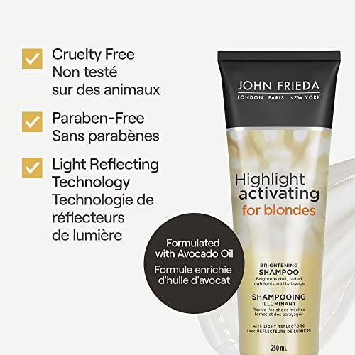 John Frieda john frieda sheer blonde highlight activating shampoo,platinum to Champagne 8.3 oz / 250mL