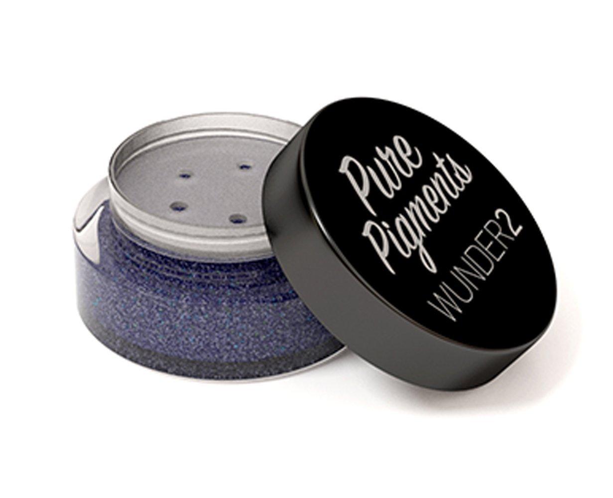 WUNDERBROW WUNDERBROW Pure Pigments Ultra-Fine Loose Color Powders for Eye Makeup, Midnight Blue, 0.04 Ounce