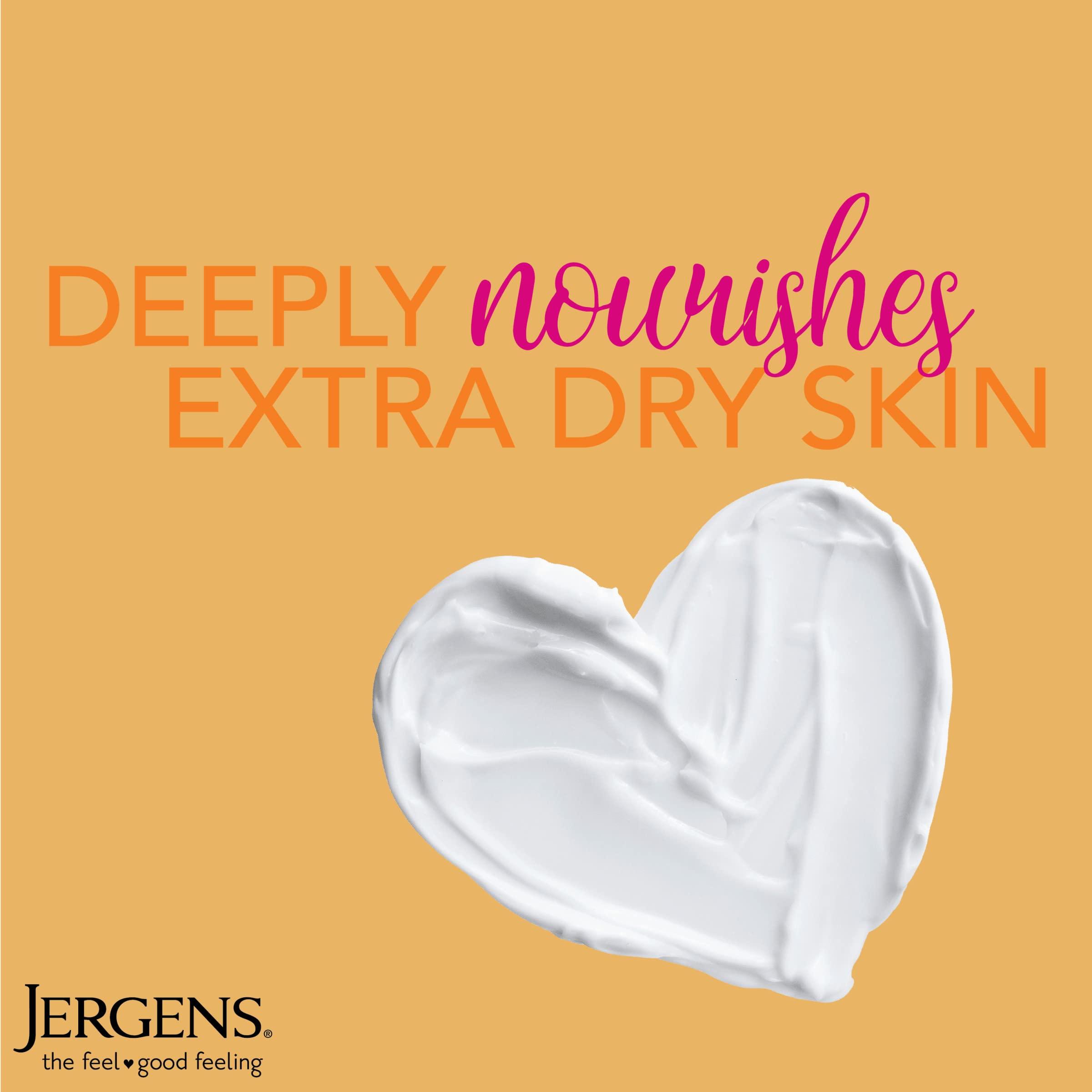 Jergens Jergens Ultra Healing Dry Skin Lotion, Hand and Body Moisturizer for Quick Absorption into Extra Dry Skin with Hydralucence Blend & Hand and Body Lotion, Pure Shea Butter Deep Conditioning Body