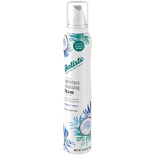 Batiste Batiste Waterless Cleansing Foam Cleanse + Shine with Coconut Milk, 3.6 OZ