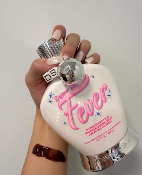 bbs Designer Skin Fever 85X Bronzed Beauty DHA Bronzer Tanning Lotion -13.5 oz
