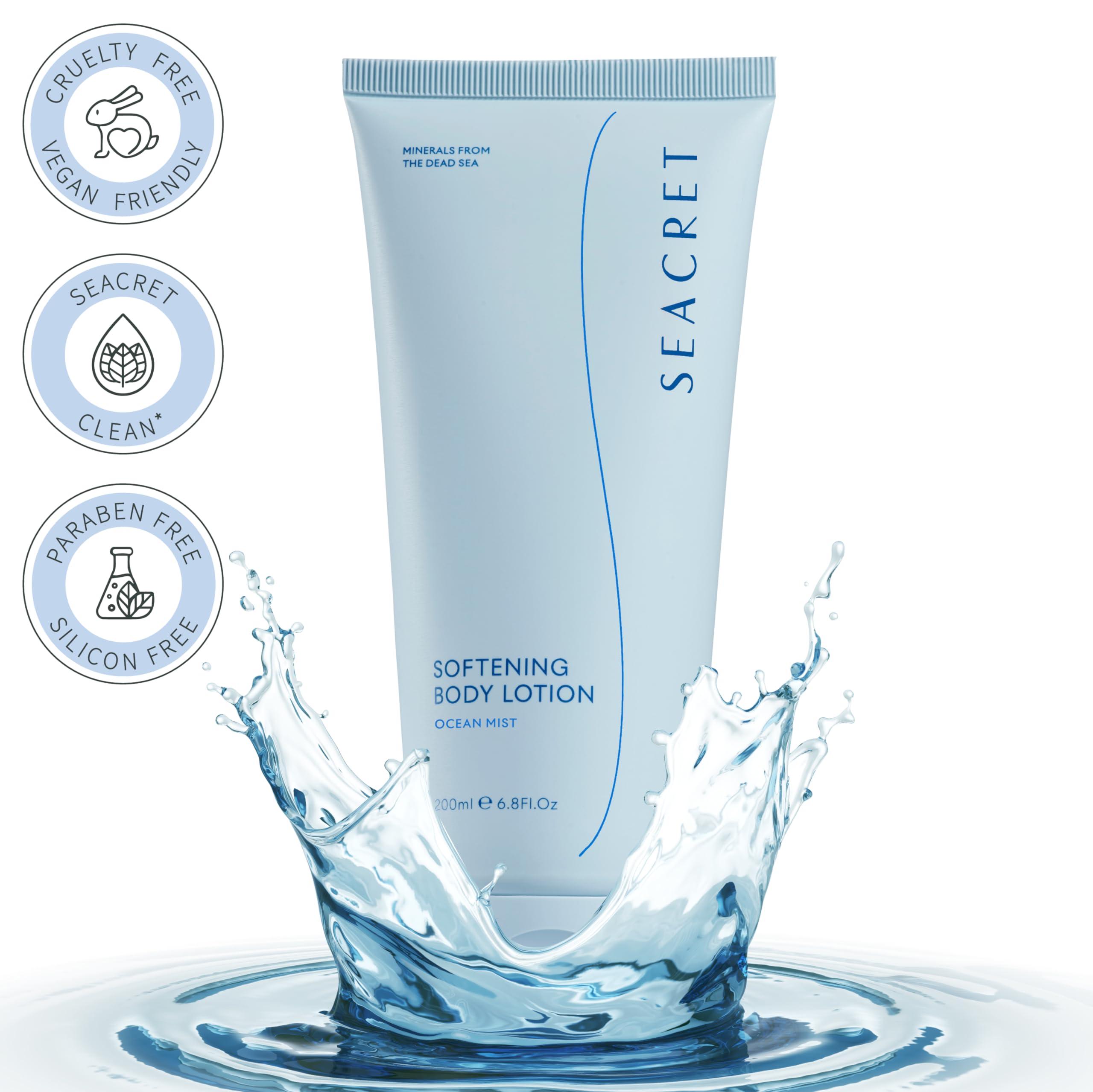 SEACRET SEACRET OCEAN MIST BODY LOTION: Daily Moisturizing Lotion with Dead Sea Minerals, Chamomile, Avocado Oil, Aloe Vera, Vitamin A & E for All Skin Types, 6.8 Oz