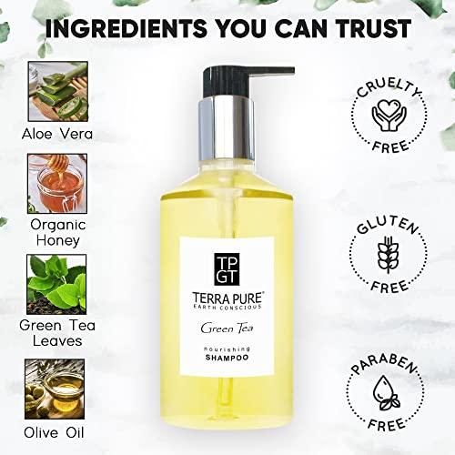 Terra Pure Terra Pure Shampoo, Retail Size Hotel Amenities, 10.14 oz. (Single)