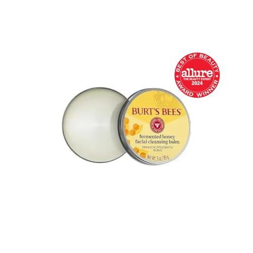 Burt\'s Bees Burt\'s Bees Fermented Honey Facial Cleansing Balm, With Prebiotic and Postbiotic Blend, Contains Fermented Honey and Green Tea, Natural Origin Skin Care, 1 Tin, 3 oz.