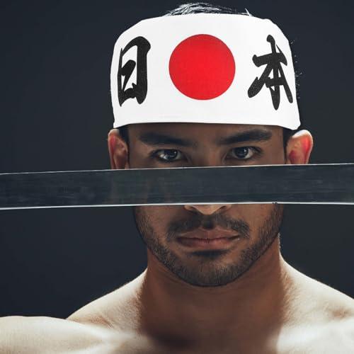 Gadpiparty Gadpiparty 2pcs Sushi Hair Ties Headband Decor Japanese Chef Costume Head Band Samurai Hat Chef Accessory Karate Supply Chef Supply Karate Head Strap Kimono Cooking Fitness Fabric