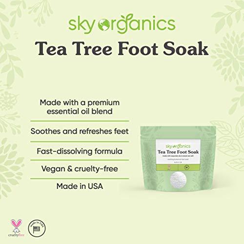 Sky Organics Sky Organics Tea Tree Foot Soak for Feet to Soothe, Refresh & Soften, 16 fl. Oz