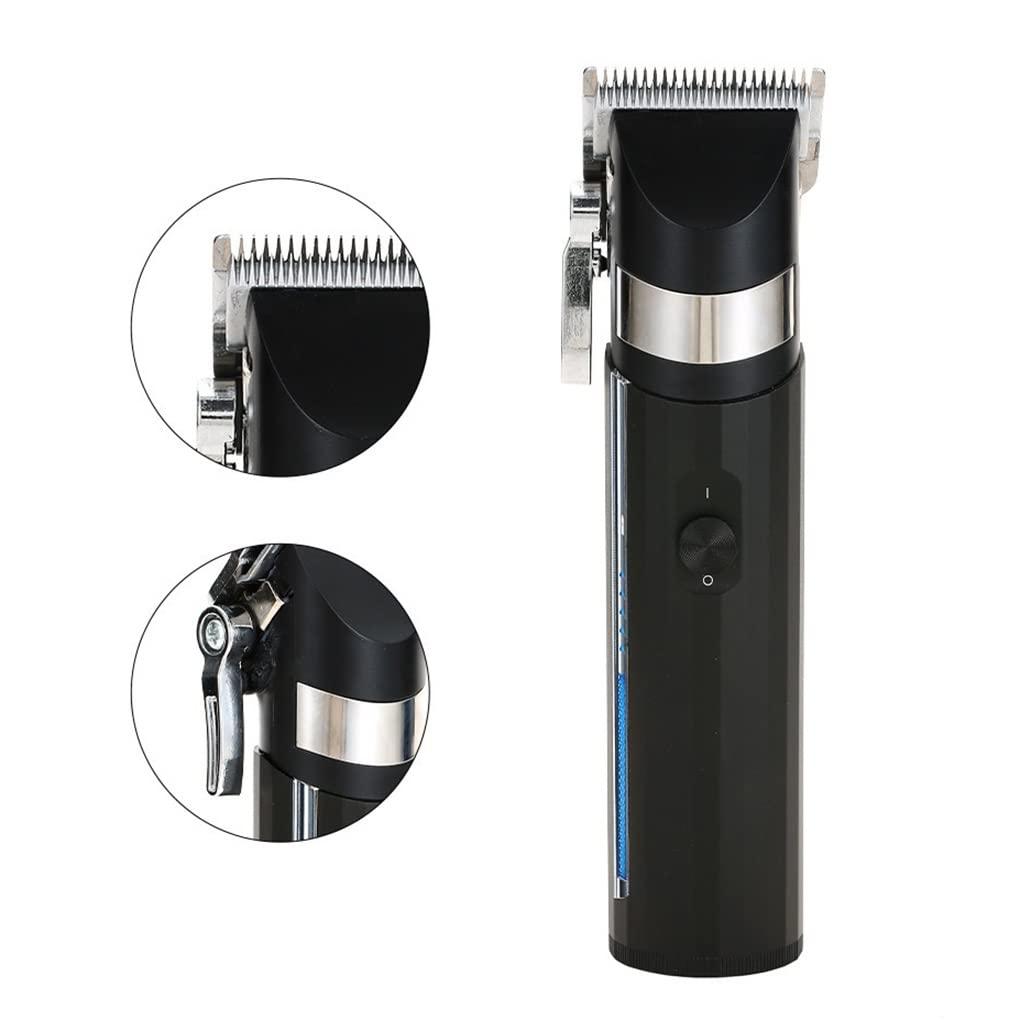IBDRYKK IBDRYKK Pro Hair Clipper, Professional Men\'s Electric Hair Clipper Hair Salon Hair Clipper High-Power Oil Head Gradient Electric Fader, Black