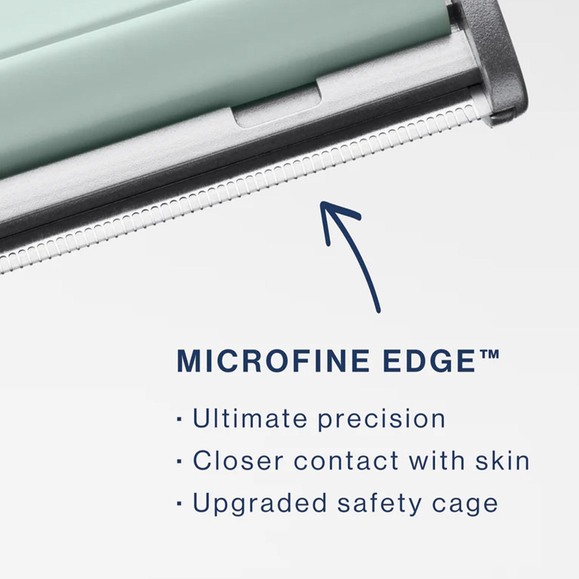 DERMAFLASH DERMAFLASH LUXE+ Sonic Dermaplaning Tool for Face Peach Fuzz Removal, Anti-Aging & Exfoliation, Seafoam